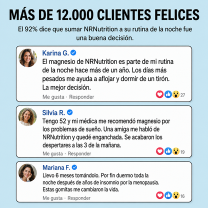 Gomitas de magnesio NRNutrition | El descanso vuelve en una gomita.